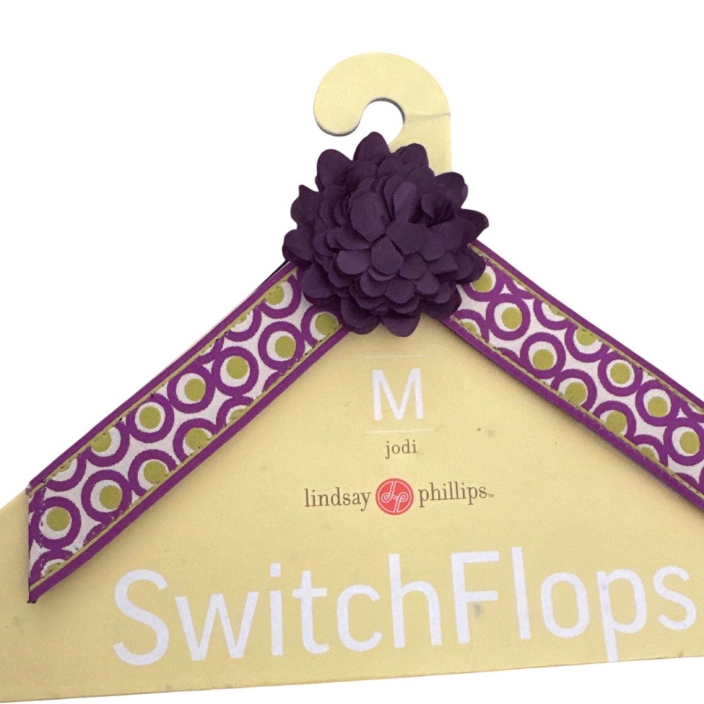 Women's Lindsay Phillips Jodi SwitchFlops interchangeable straps size M 7/8 NIP